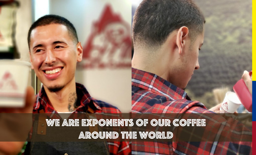 We are exponents of our coffee around the world
